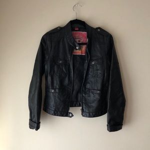Faux Leather Jacket